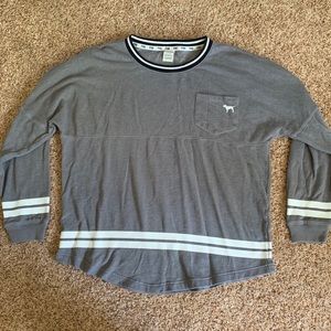 PINK Grey Sweatshirt